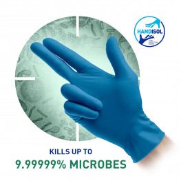 HANDISOL™ Antimicrobial Non-leaching Nitrile Disposable Gloves