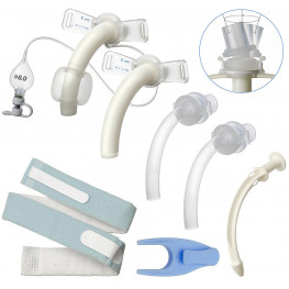 Tracheostomy tubes with inner cannulas. R-Trach