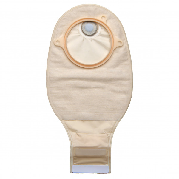 Two-piece drainable ostomy pouch. EVOH
