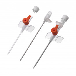 Intravenous Catheter with wings, with injection port