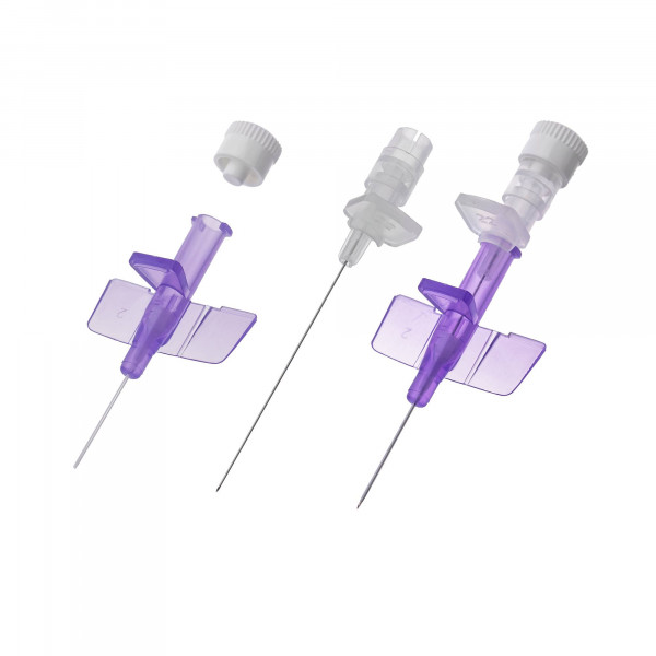 Intravenous Catheters with wings, without injection port