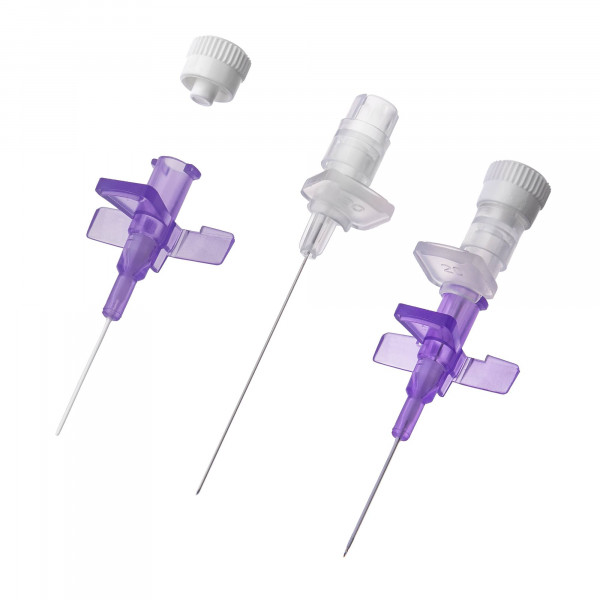 Pediatric Intravenous Catheter with small wings, without injection port