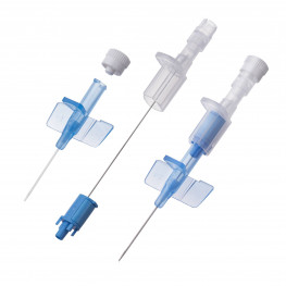 Safety Intravenous Catheter with wings, without injection port