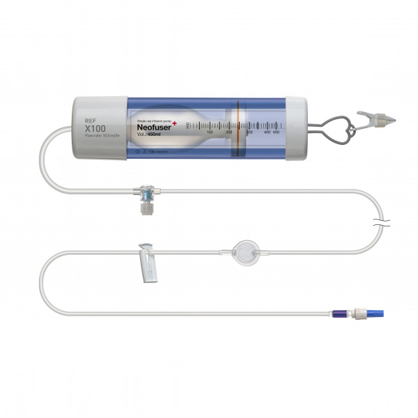 Neofuser microinfusion pumps with single flow rate