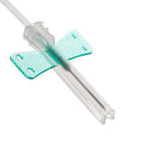 safety sheath which is manually activated over the needle following removal from the patient