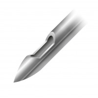 Pencil point needle tip