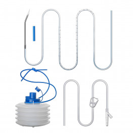 Bellows Wound Drainage Set with Spring Reservoir