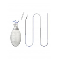 Wound Drainage Set with SIlicone Reservoir and Silicone Round Perforated Drainage Tube