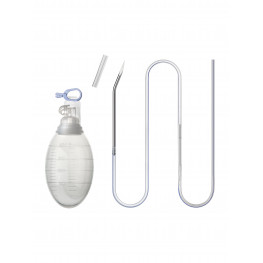 Wound Drainage Set with SIlicone Reservoir and Silicone Round Fluted Drainage Tube
