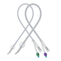 2-way Tiemann tip Silicone Foley Catheters