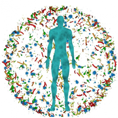 Our bodies are home to about 100 trillion tiny microbes