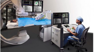 Siemens' newly acquired Corindus unit performs its first robotic brain aneurysm surgery